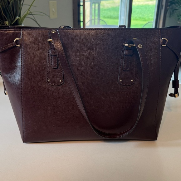 Michael Kors Maroon tote bag - Picture 4 of 7